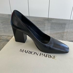 Marion Parke - Whitney Square Toe Pumps Patent Leather
